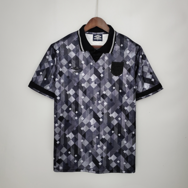 Retro England 1990 Black Away Kit